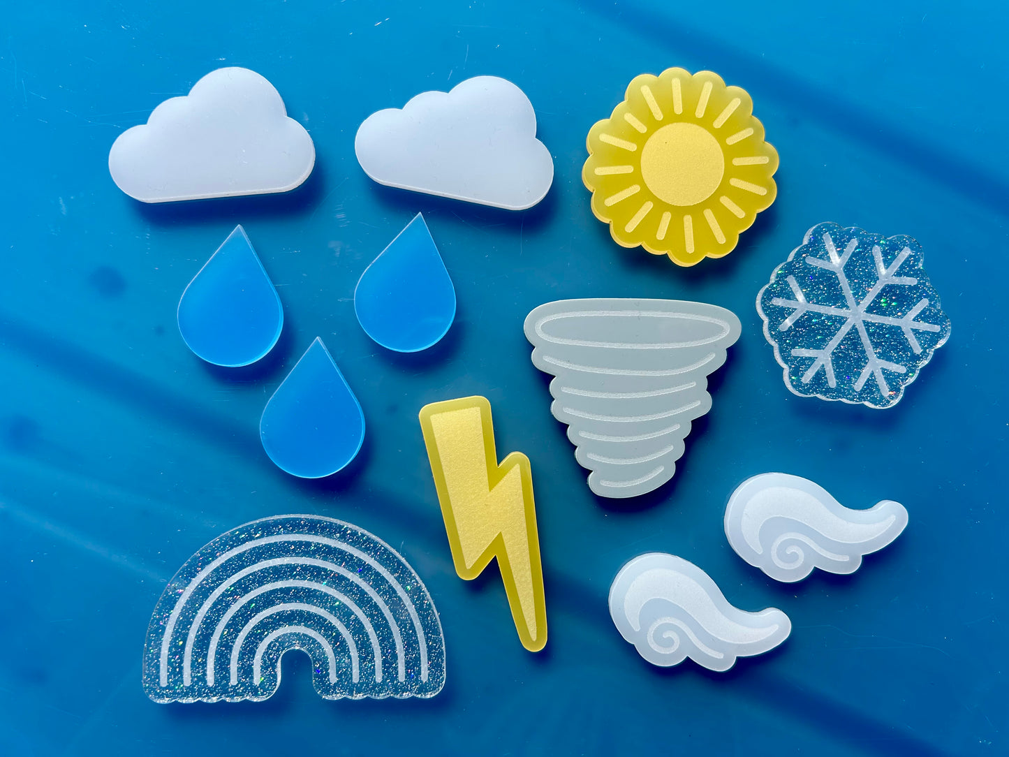 Weather acrylic loose parts