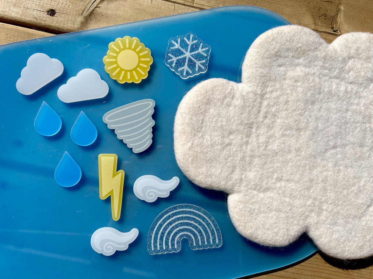 Weather acrylic loose parts