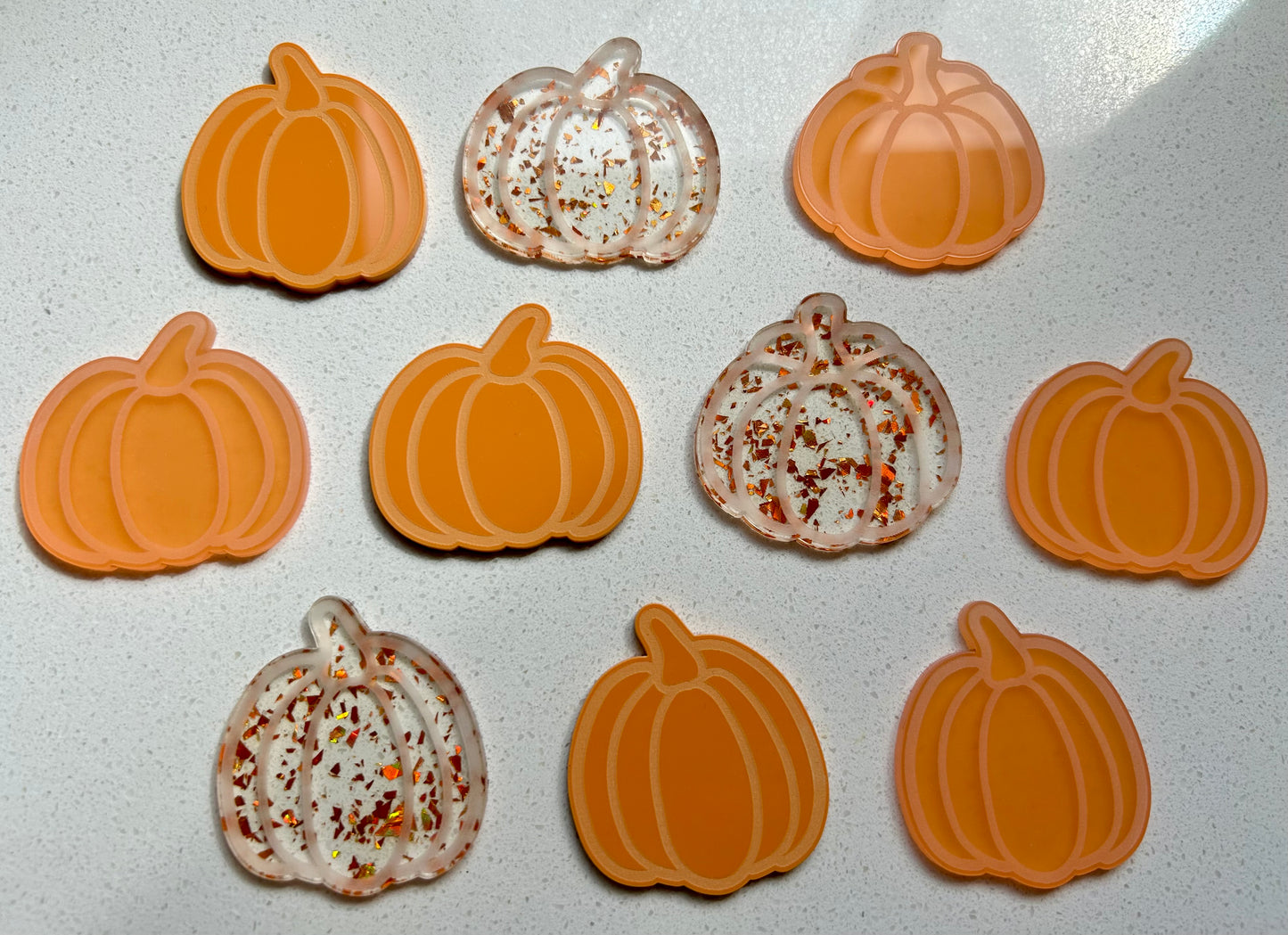 Acrylic & Wood Pumpkin Loose parts