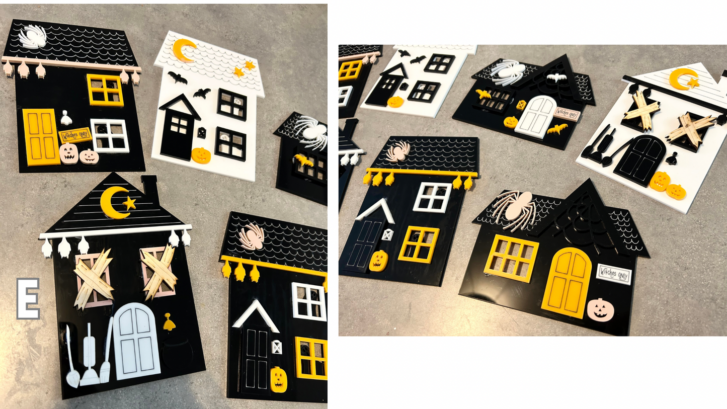 Acrylic Haunted Houses