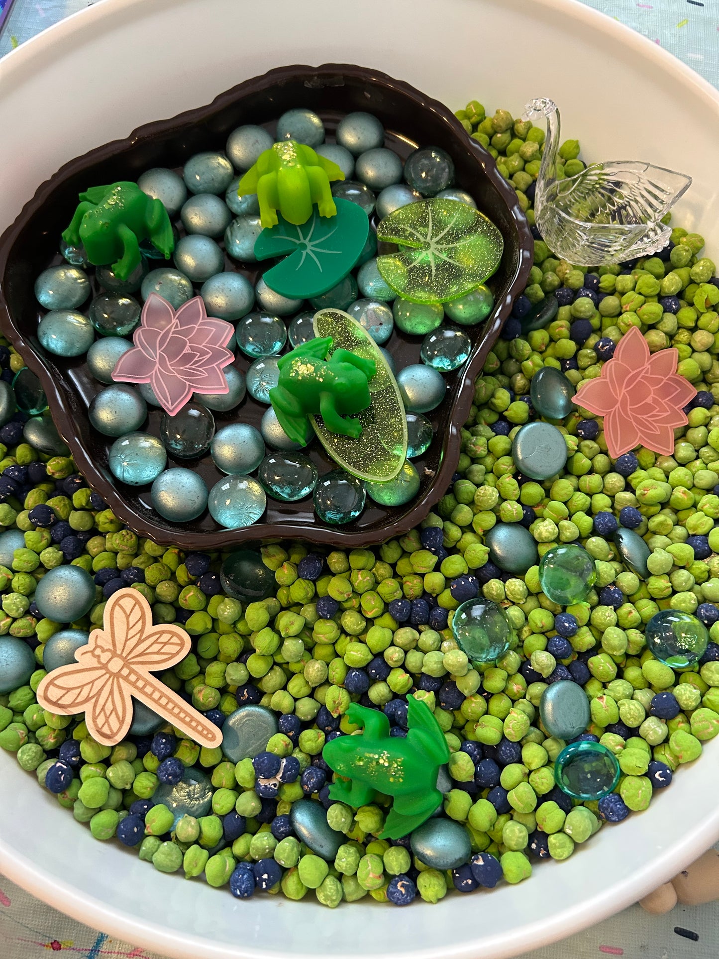 Lily pads & Lotus’ Acrylic Loose parts