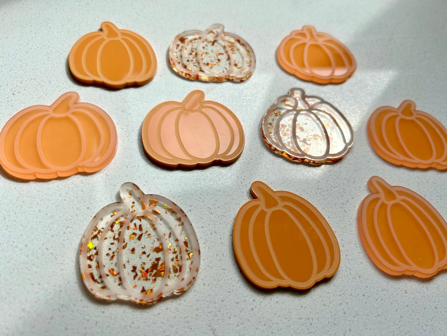 Acrylic & Wood Pumpkin Loose parts