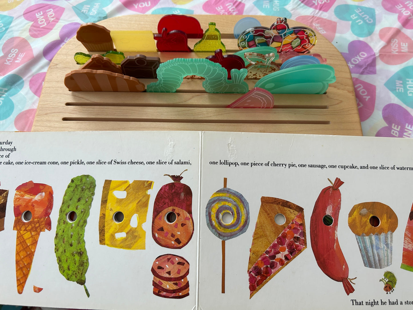 Hungry Caterpillar Acrylic Loose parts set