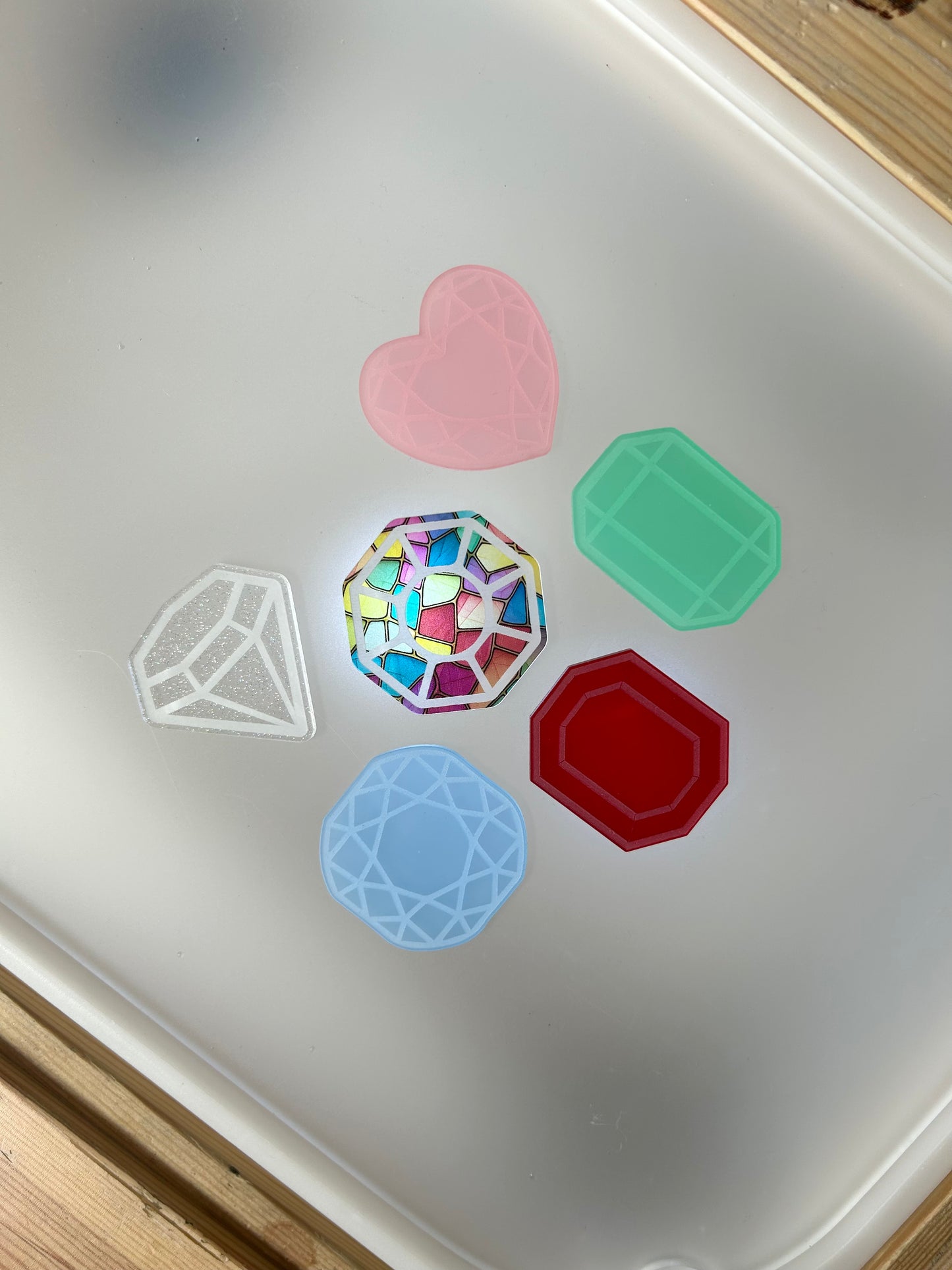 Large Light table acrylic Gems