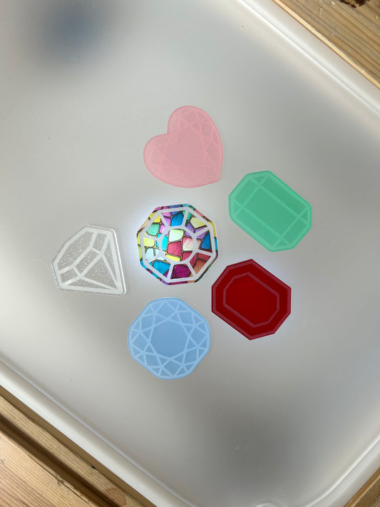 Large Light table acrylic Gems