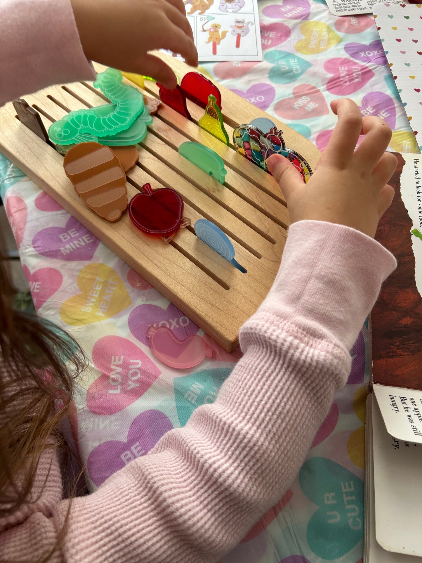 Hungry Caterpillar Acrylic Loose parts set
