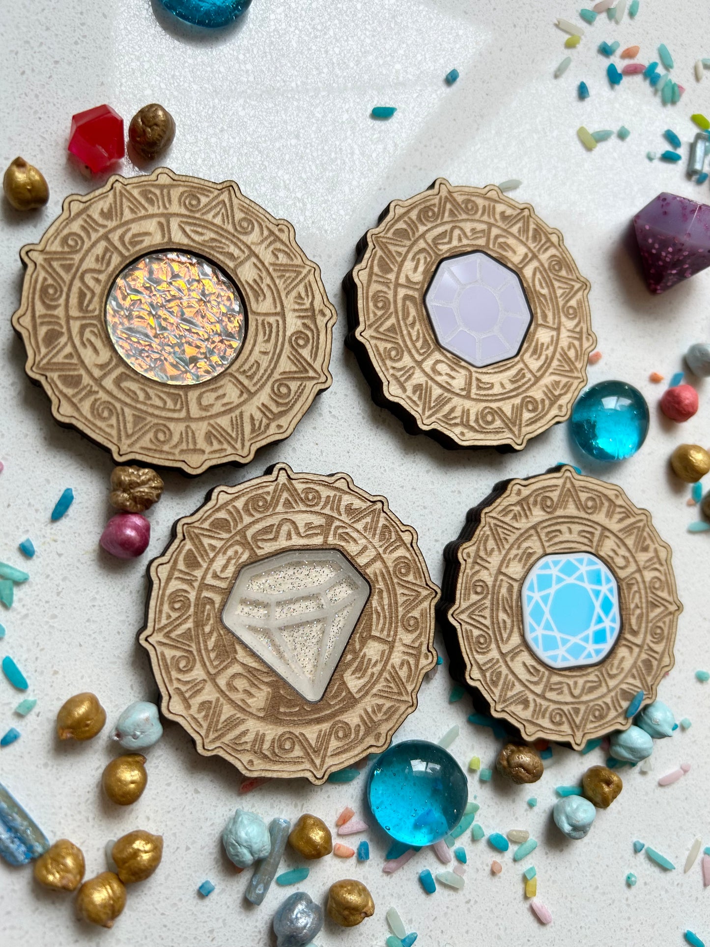 Pirate Treasure Gem Coins