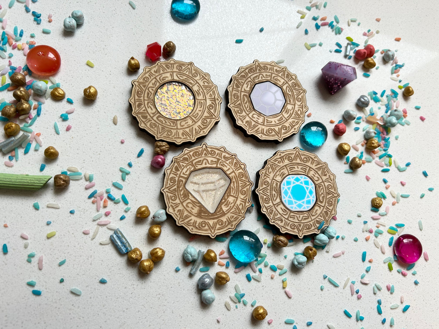 Pirate Treasure Gem Coins