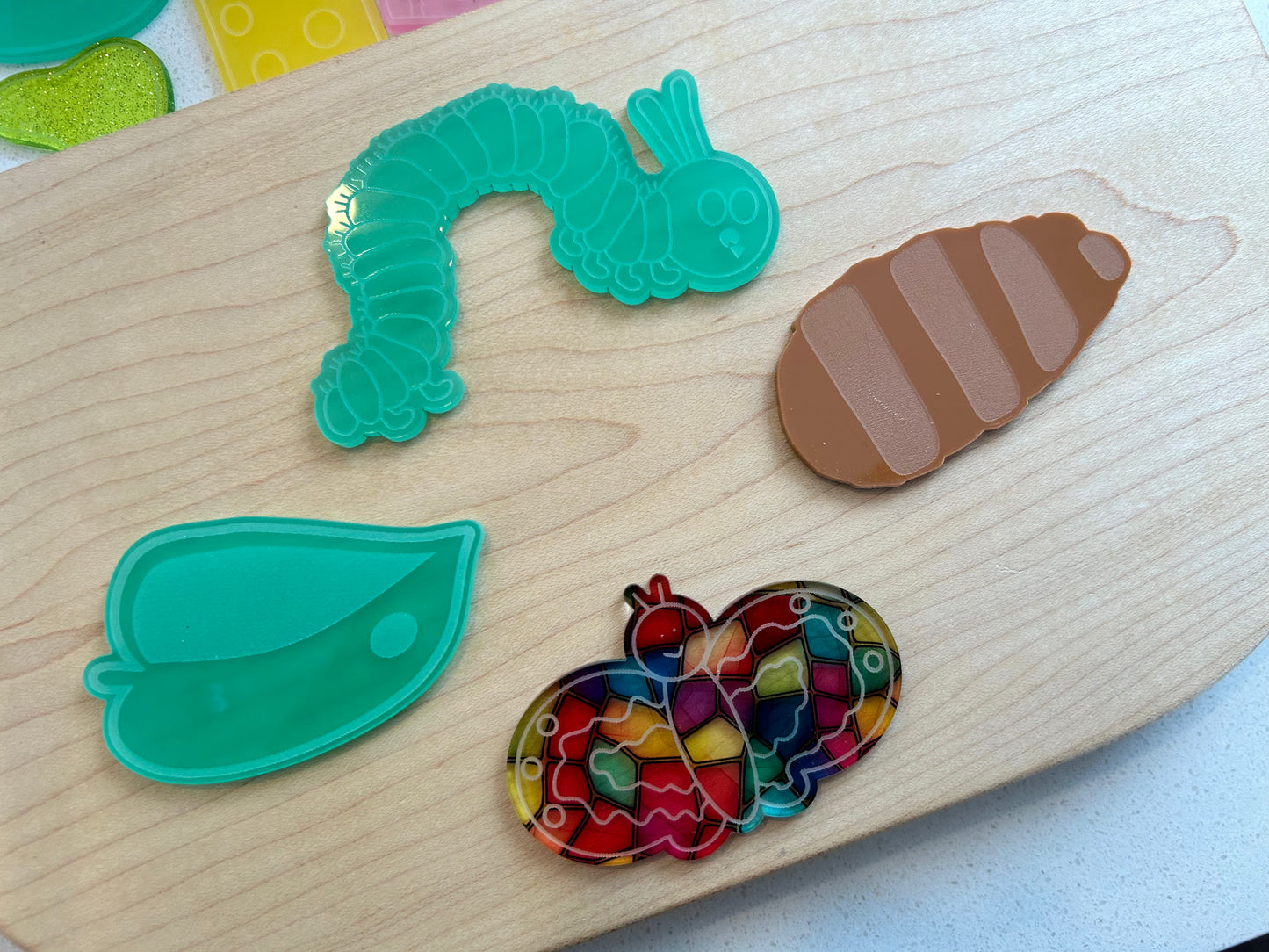 Hungry Caterpillar Acrylic Loose parts set
