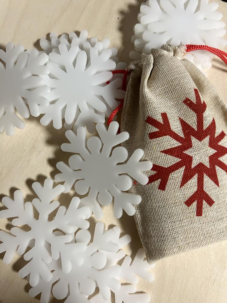 Acrylic snowflakes