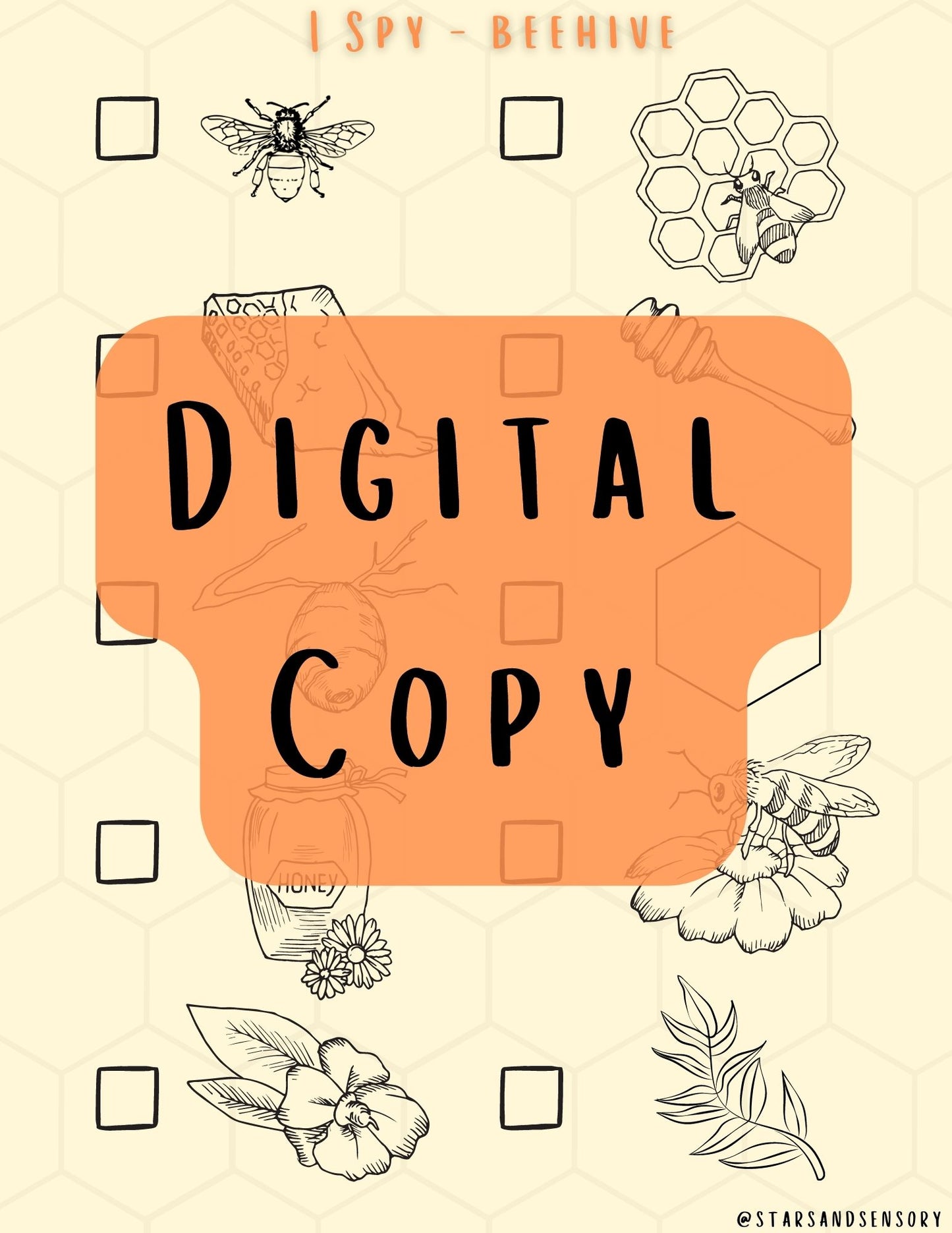 I Spy - Beehive (Pictures) PRINTABLE