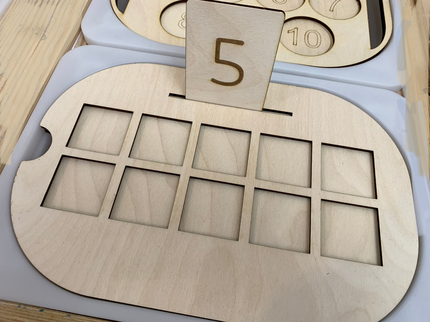 Small Ten Frame flisat Insert