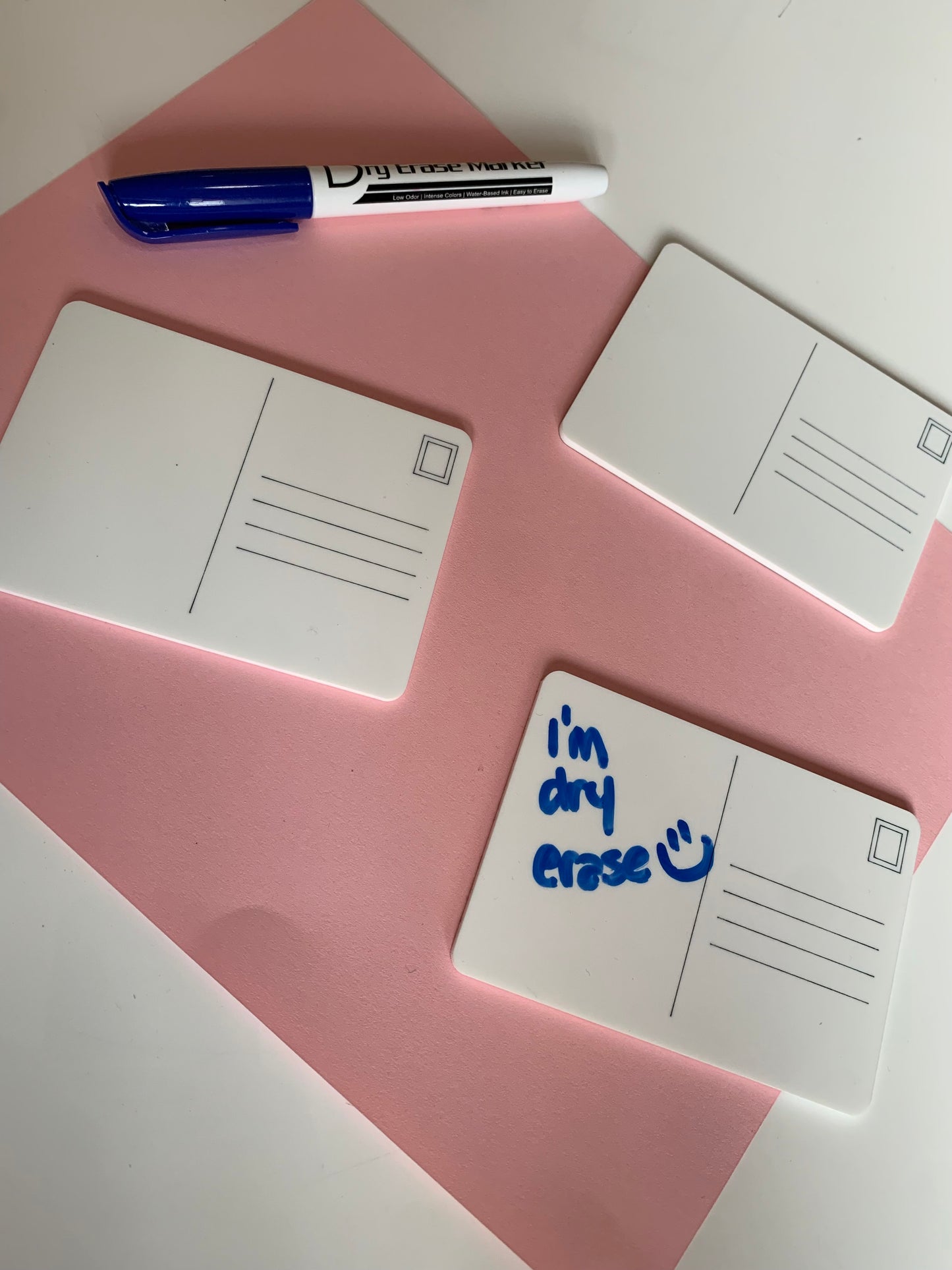 Acrylic Dry Erase Postcard