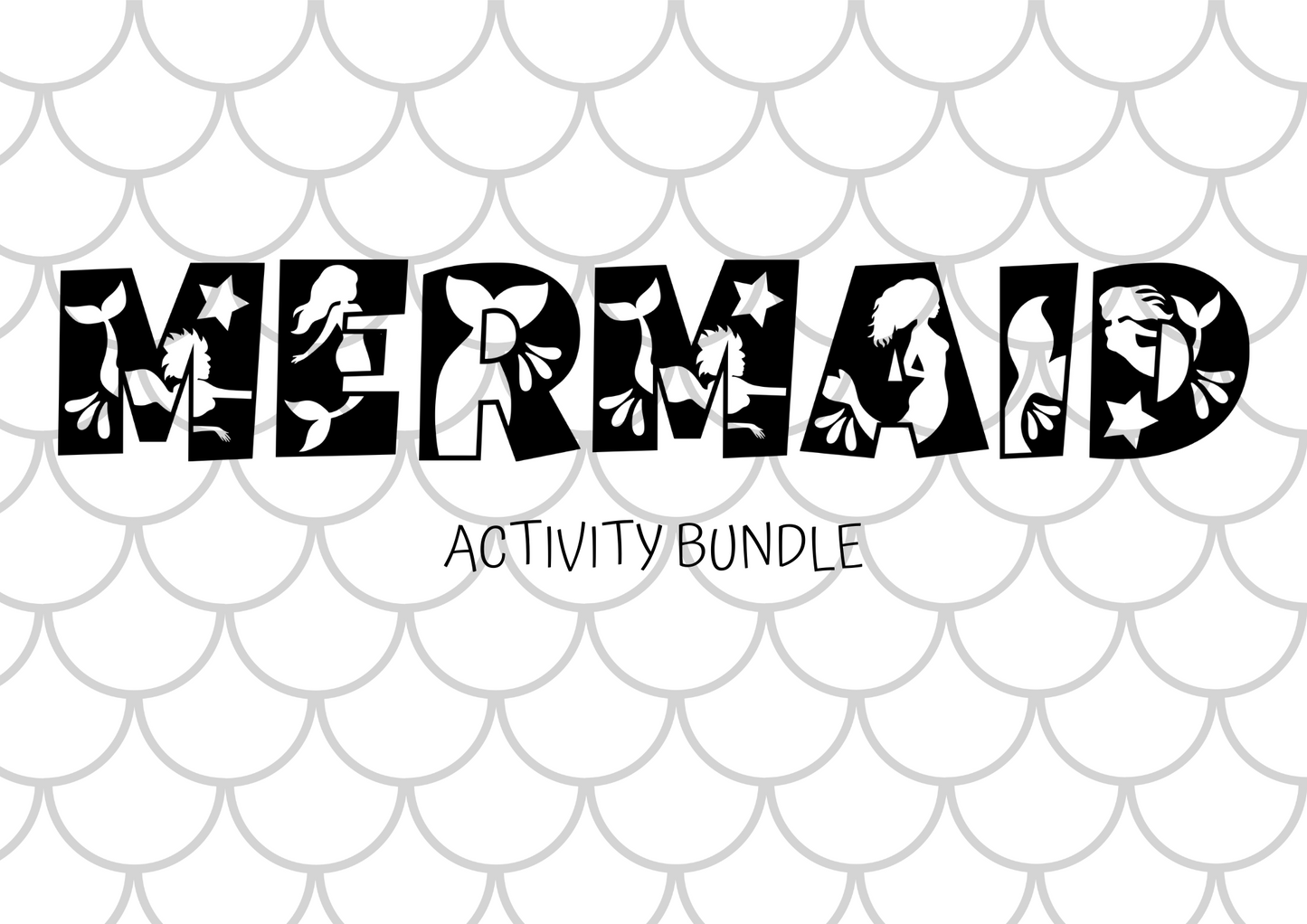 Mermaid Activity Bundle - Printable
