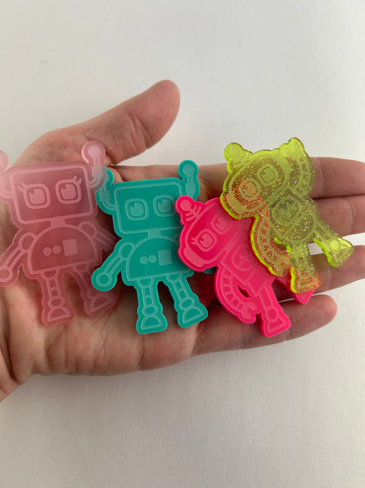 Acrylic Neon Robots