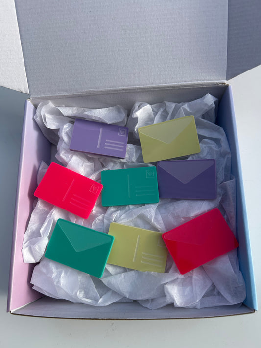 8 Acrylic Envelope Loose parts