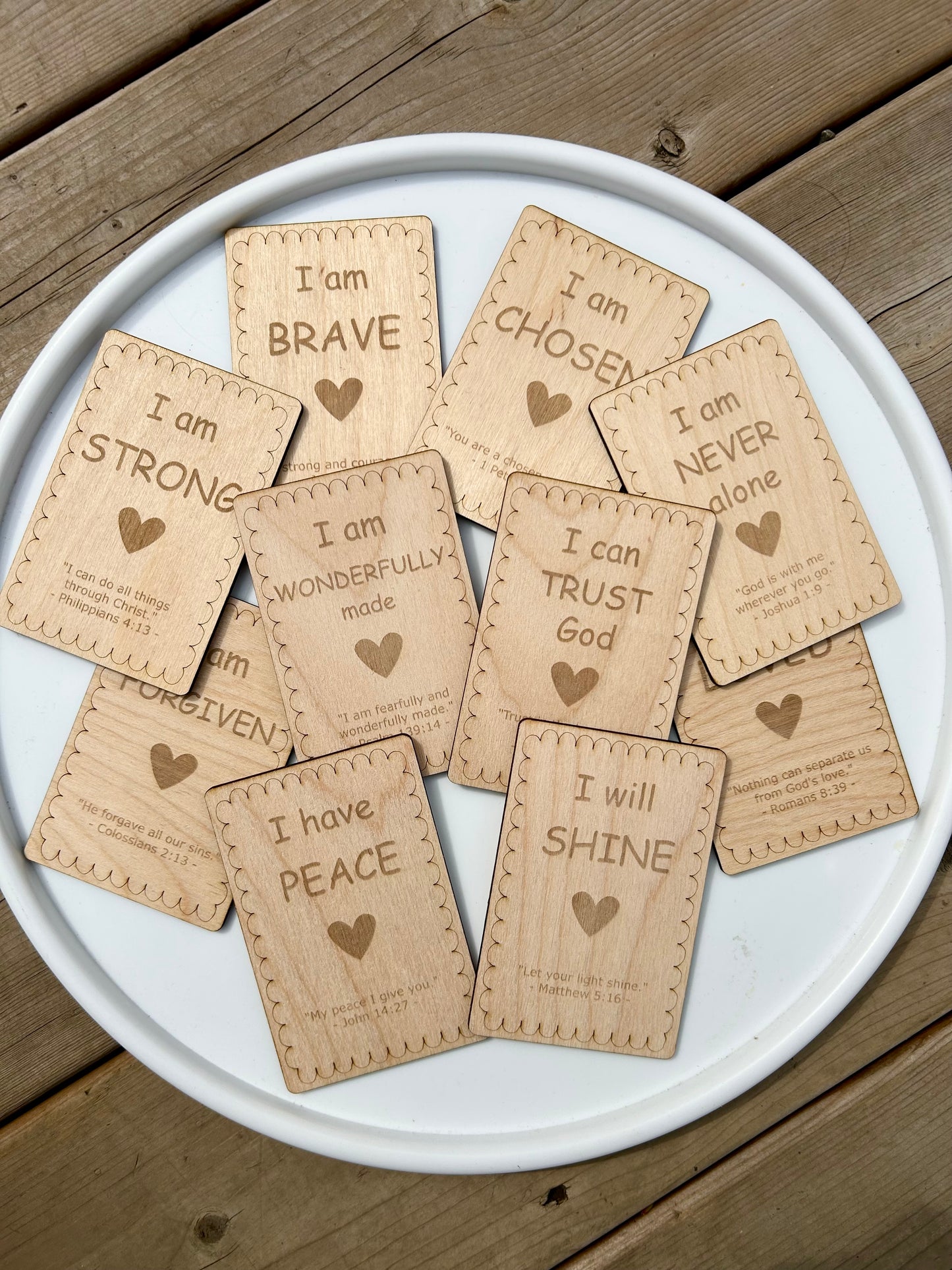 10 Bible Verse Affirmation Cards for Kids