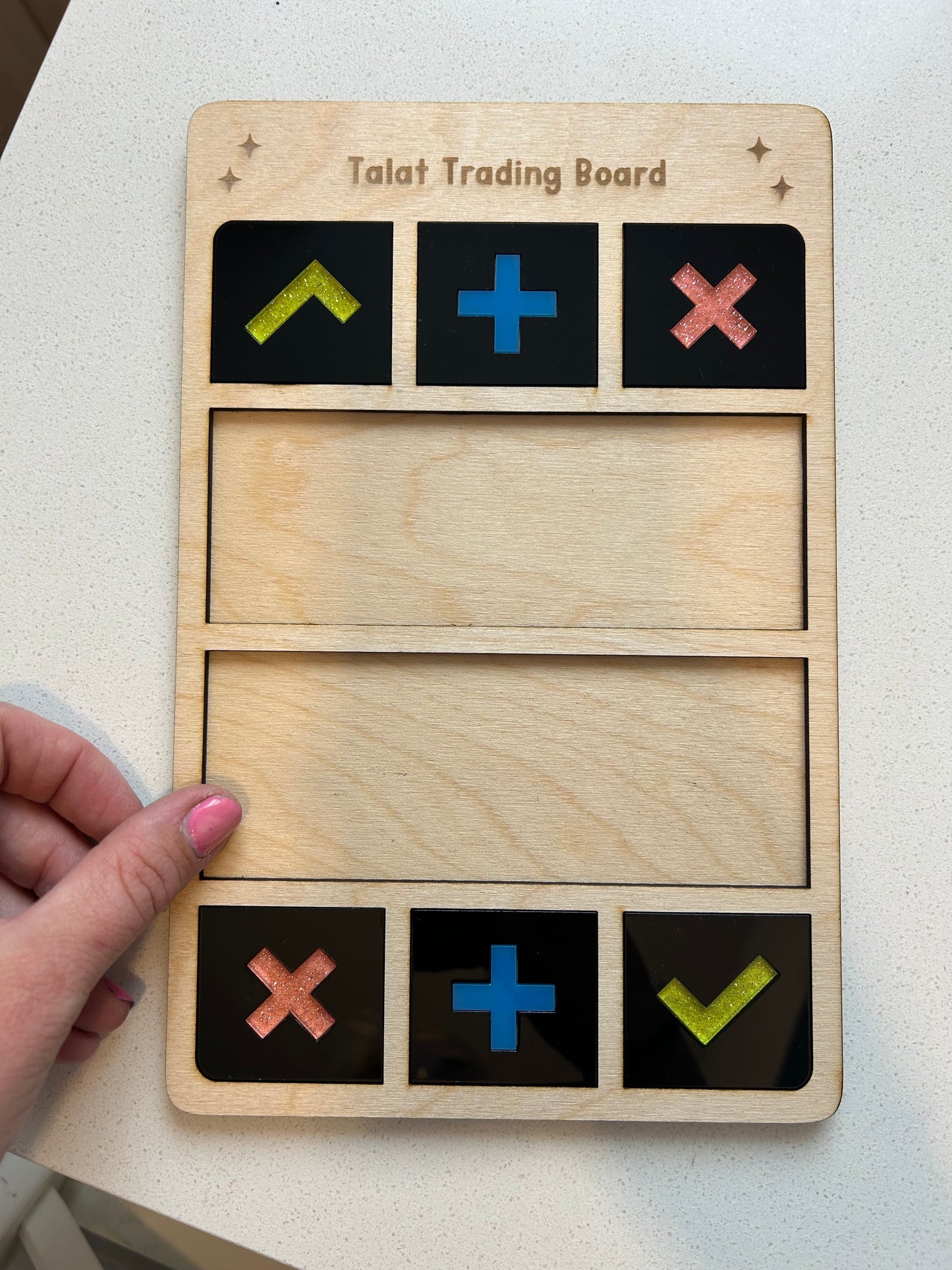 Personalized Fidget Trading Board