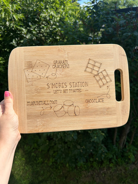 Smores Station Board - Personalization Option