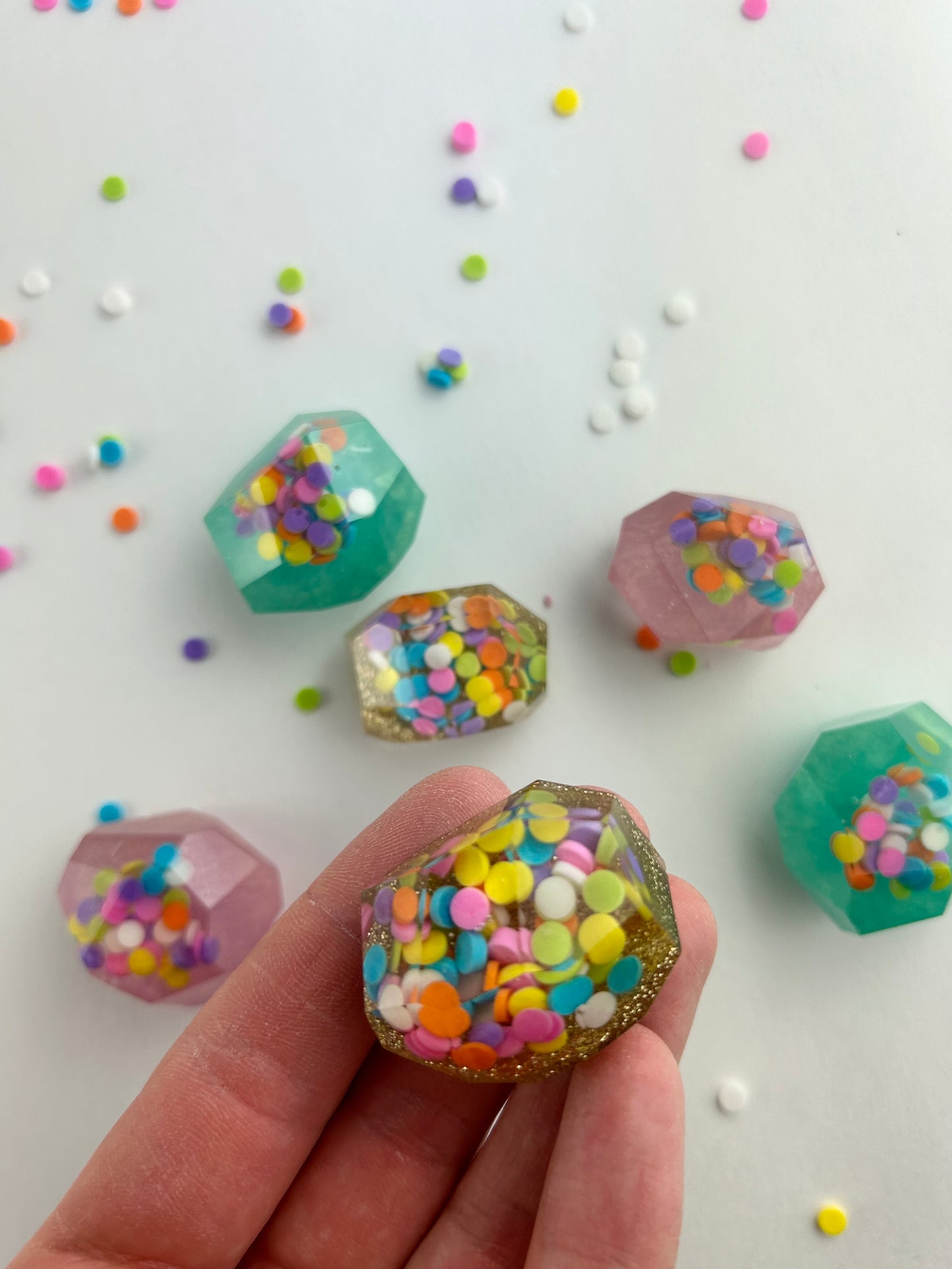 Spring Sprinkle resin Loose parts