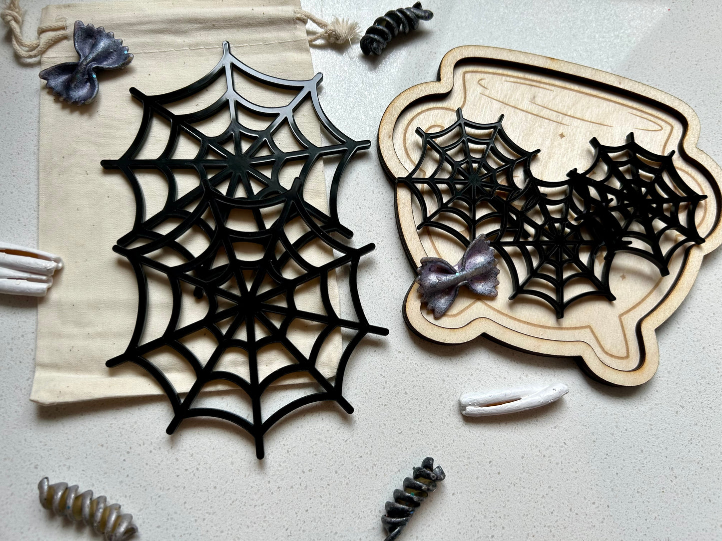 Acrylic Spider Web Loose parts