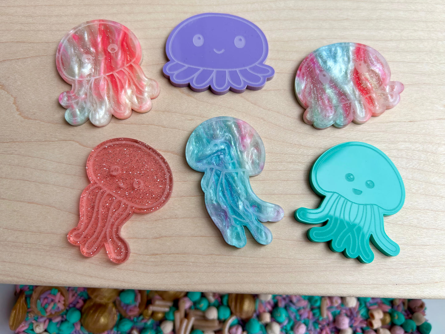 Acrylic Jellyfish - Loose parts