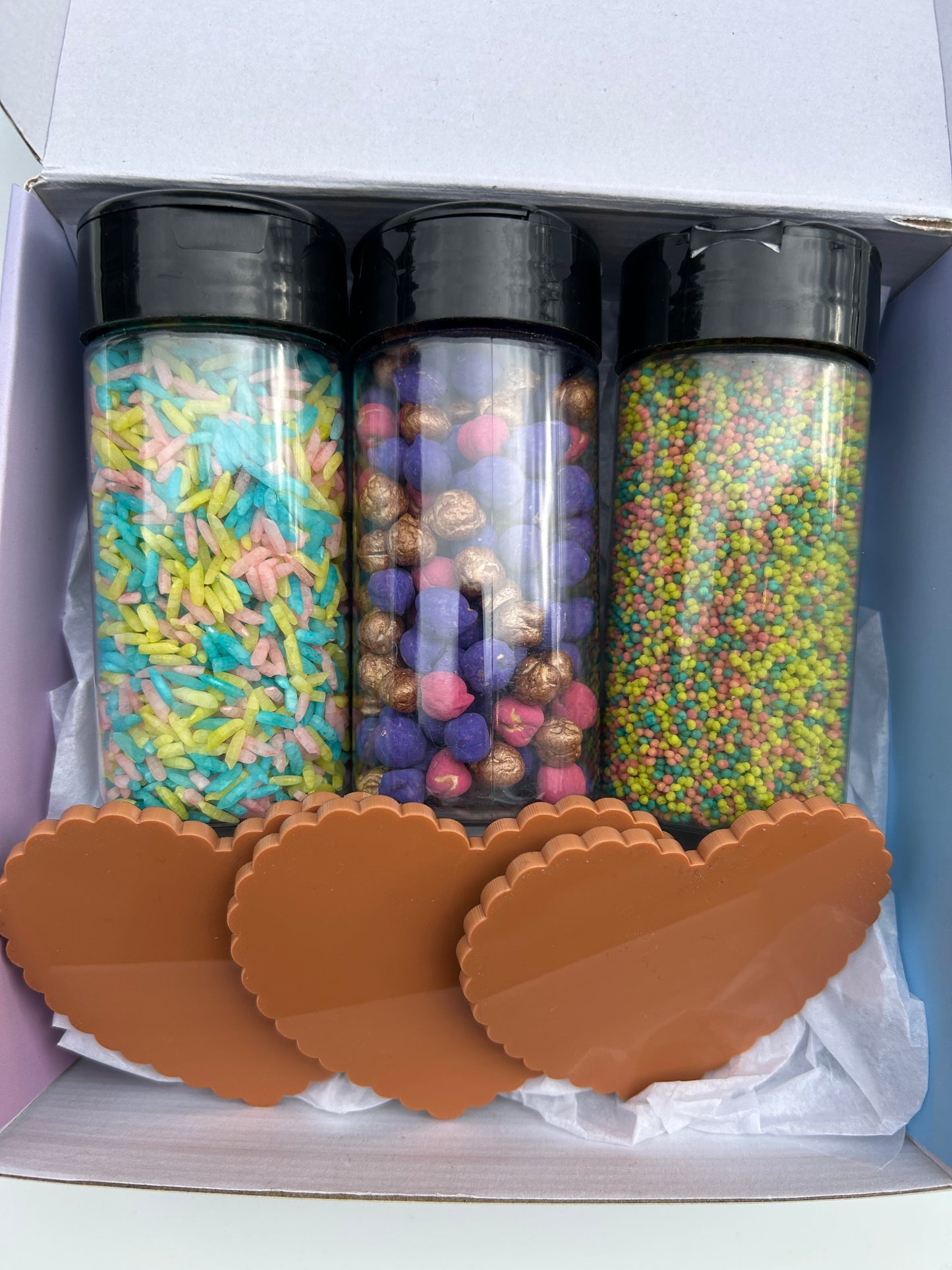 Sweetheart Valentines Cookie decorating sensory kit