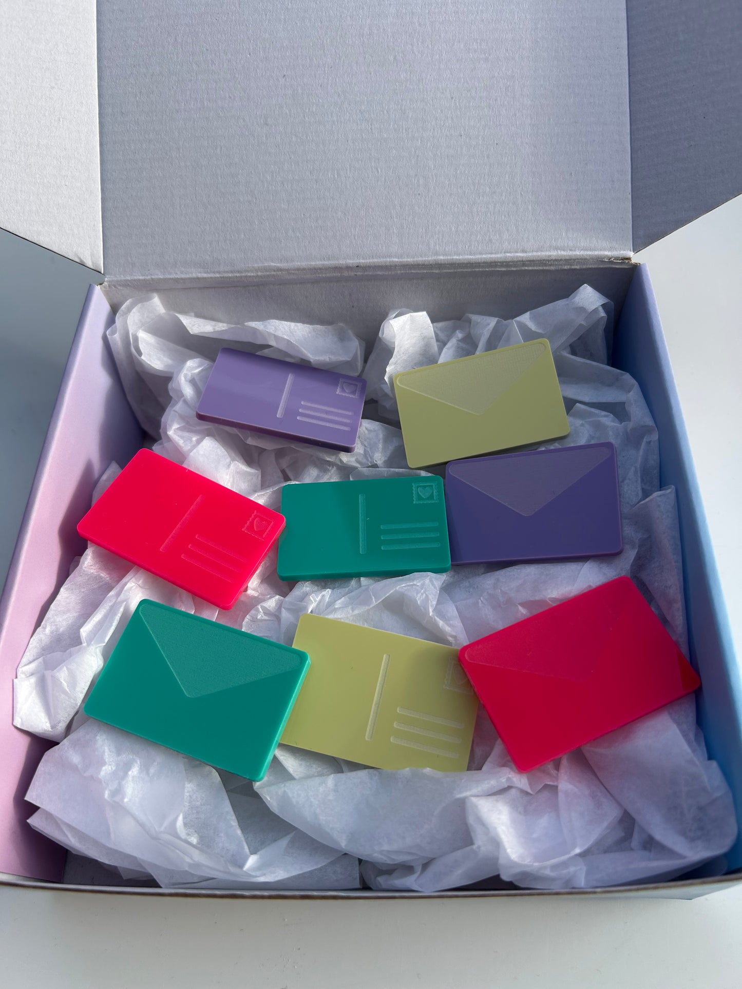 8 Acrylic Envelope Loose parts