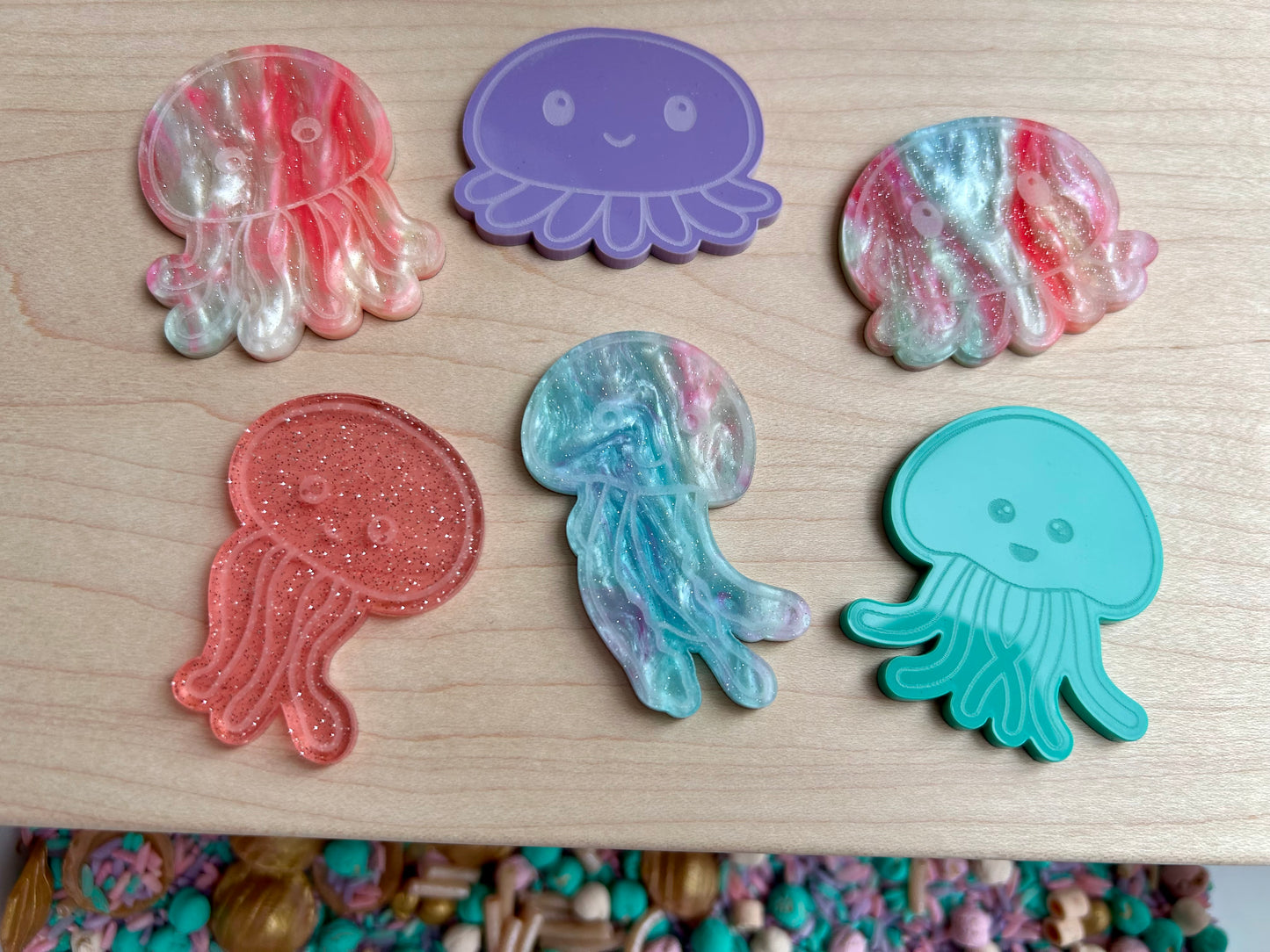 Acrylic Jellyfish - Loose parts