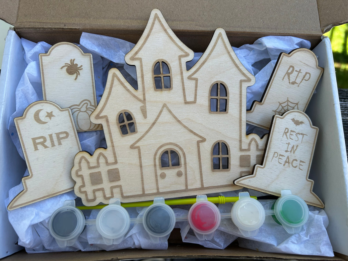 Haunted Graveyard Paint Kit