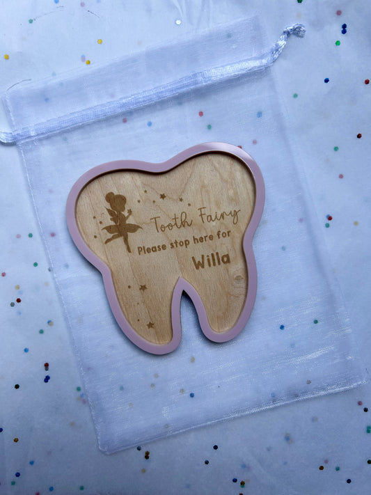 Personalized Tooth Fairy Trays