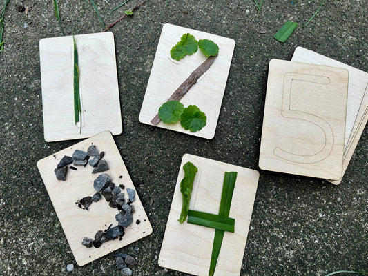 Nature & Loose parts Number Cards