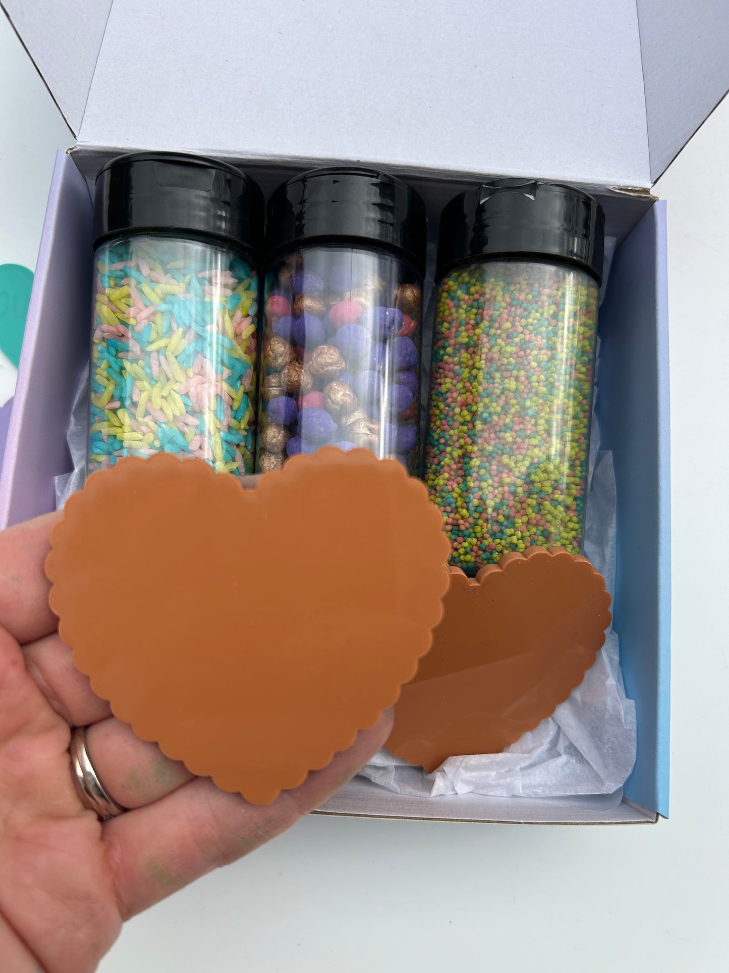 Sweetheart Valentines Cookie decorating sensory kit