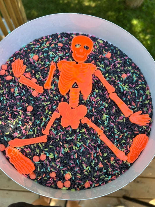 Glow in the Dark acrylic skeleton pieces