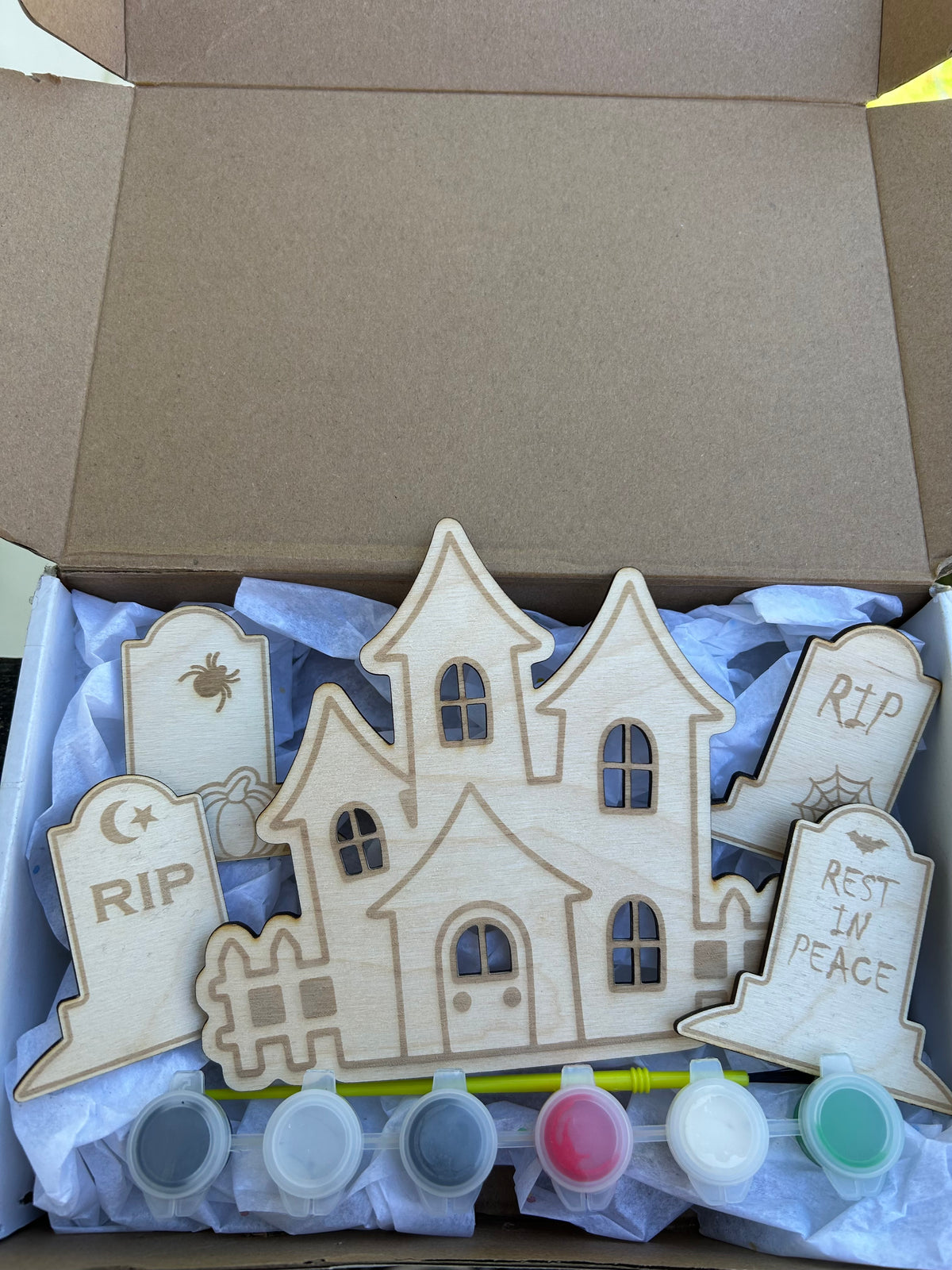 Haunted Graveyard Paint Kit