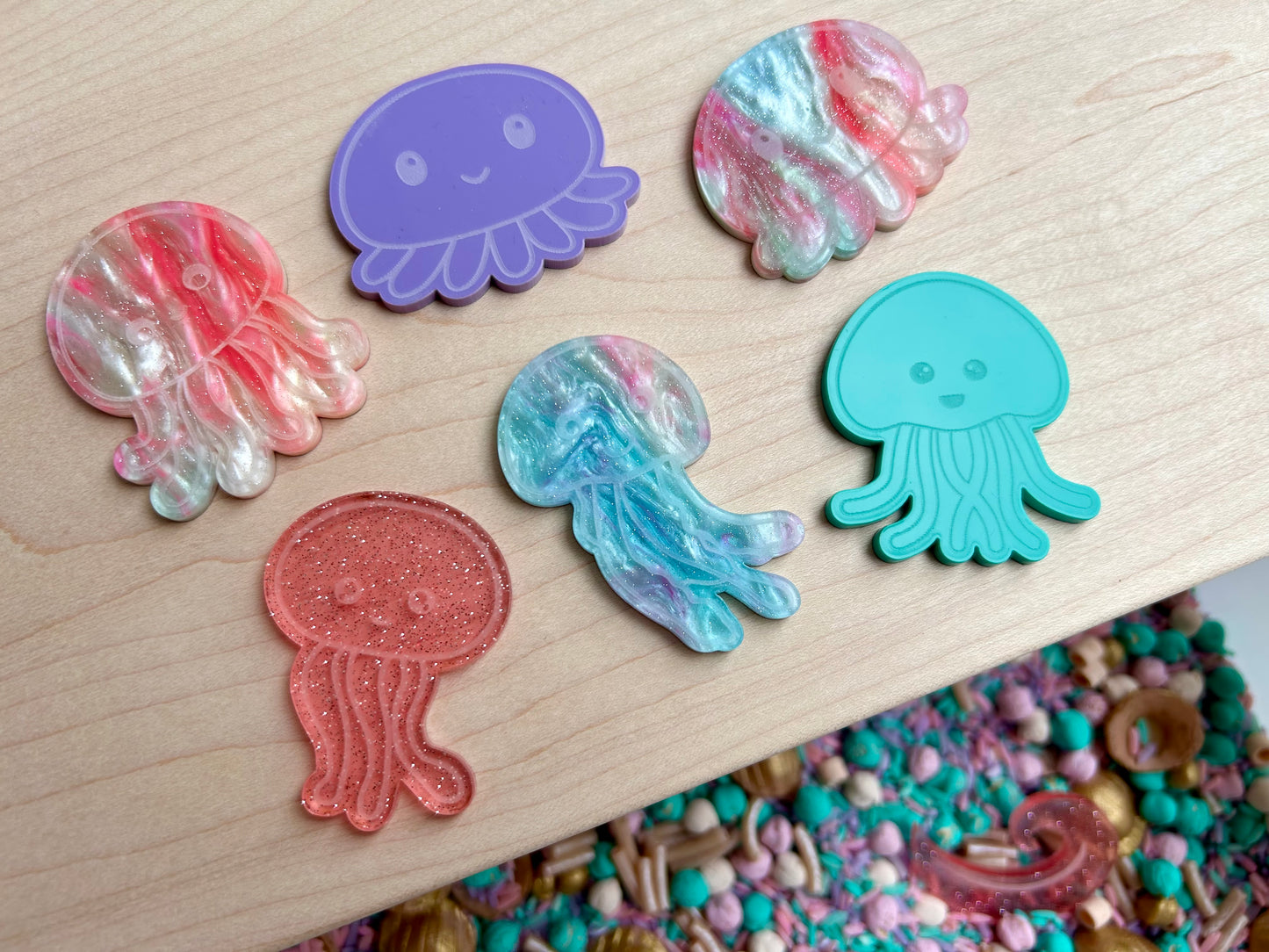 Acrylic Jellyfish - Loose parts