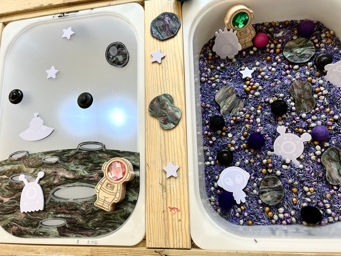 Acrylic Space Loose parts