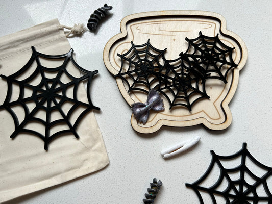 Acrylic Spider Web Loose parts