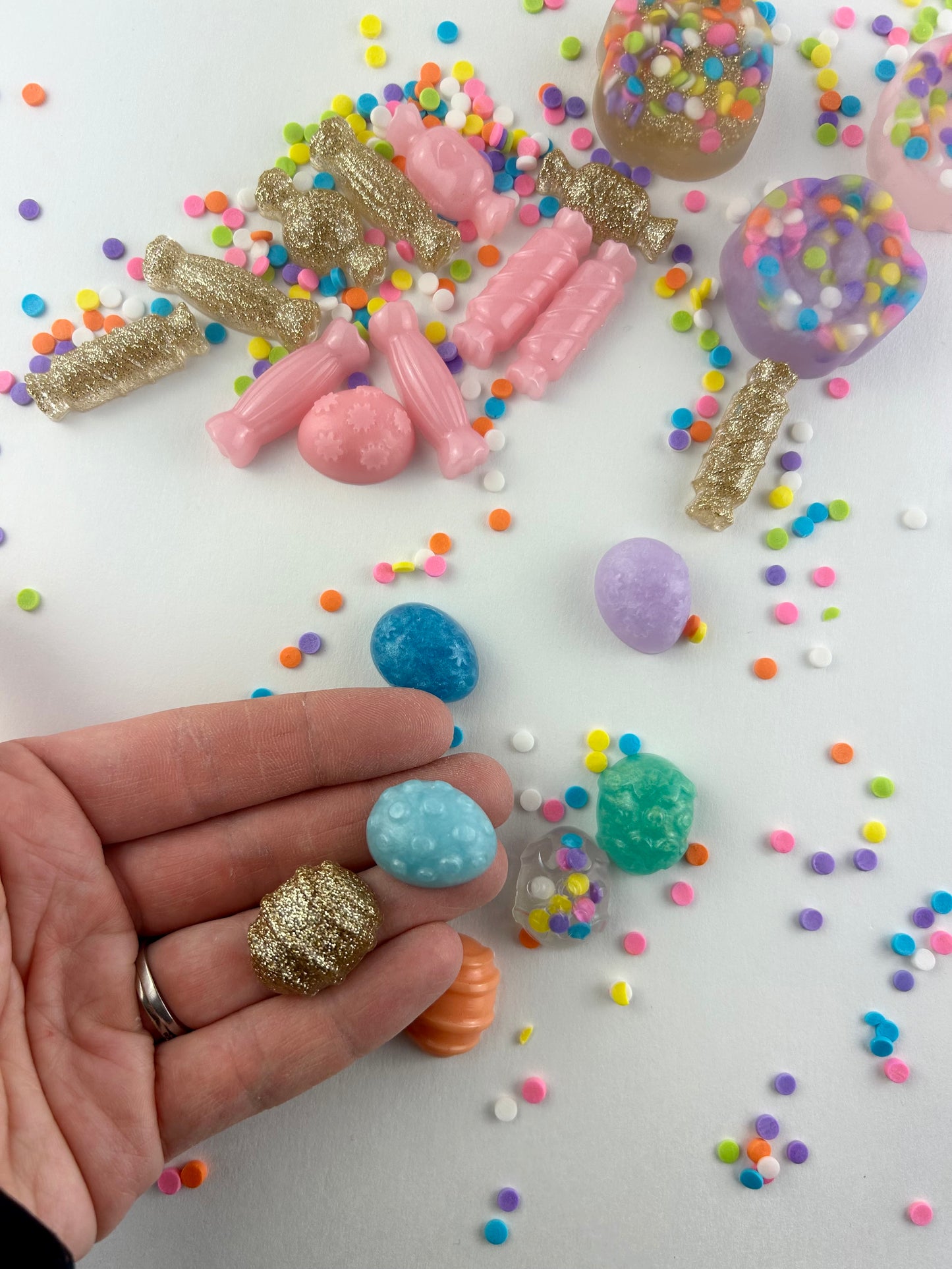 Spring Sprinkle resin Loose parts