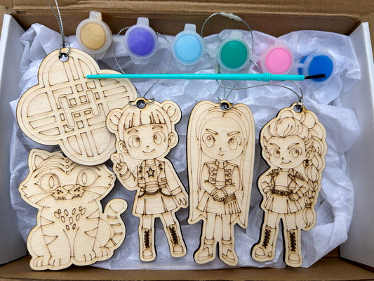 Kpop Demon Hunters Ornament Paint Set