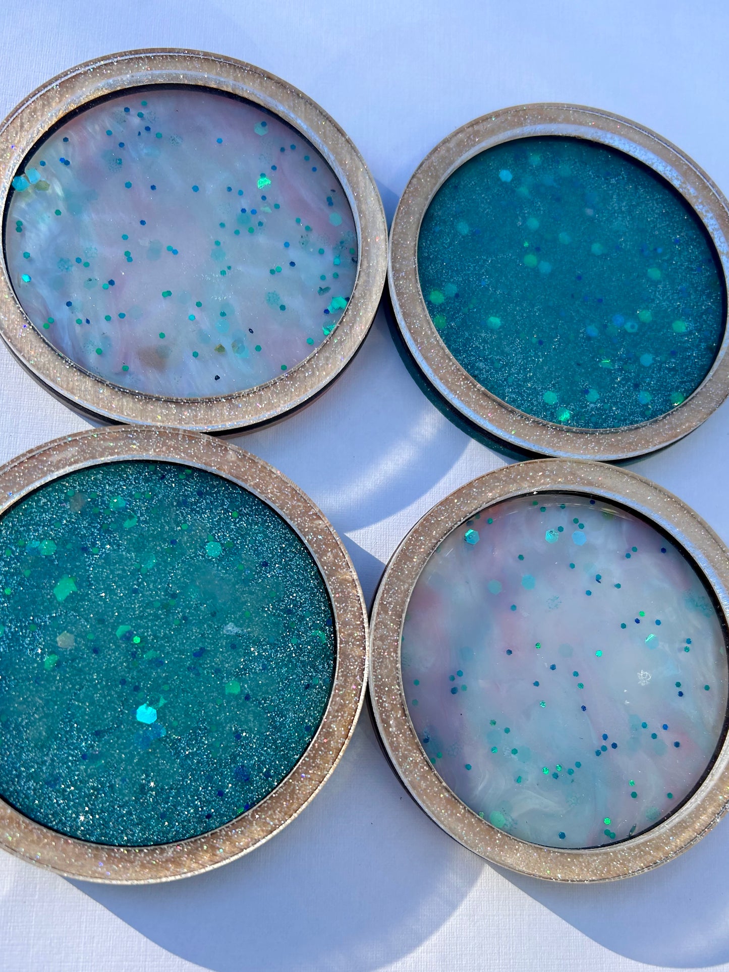 *NEW* Blue Shimmer & Cotton Candy Snow Light Discs