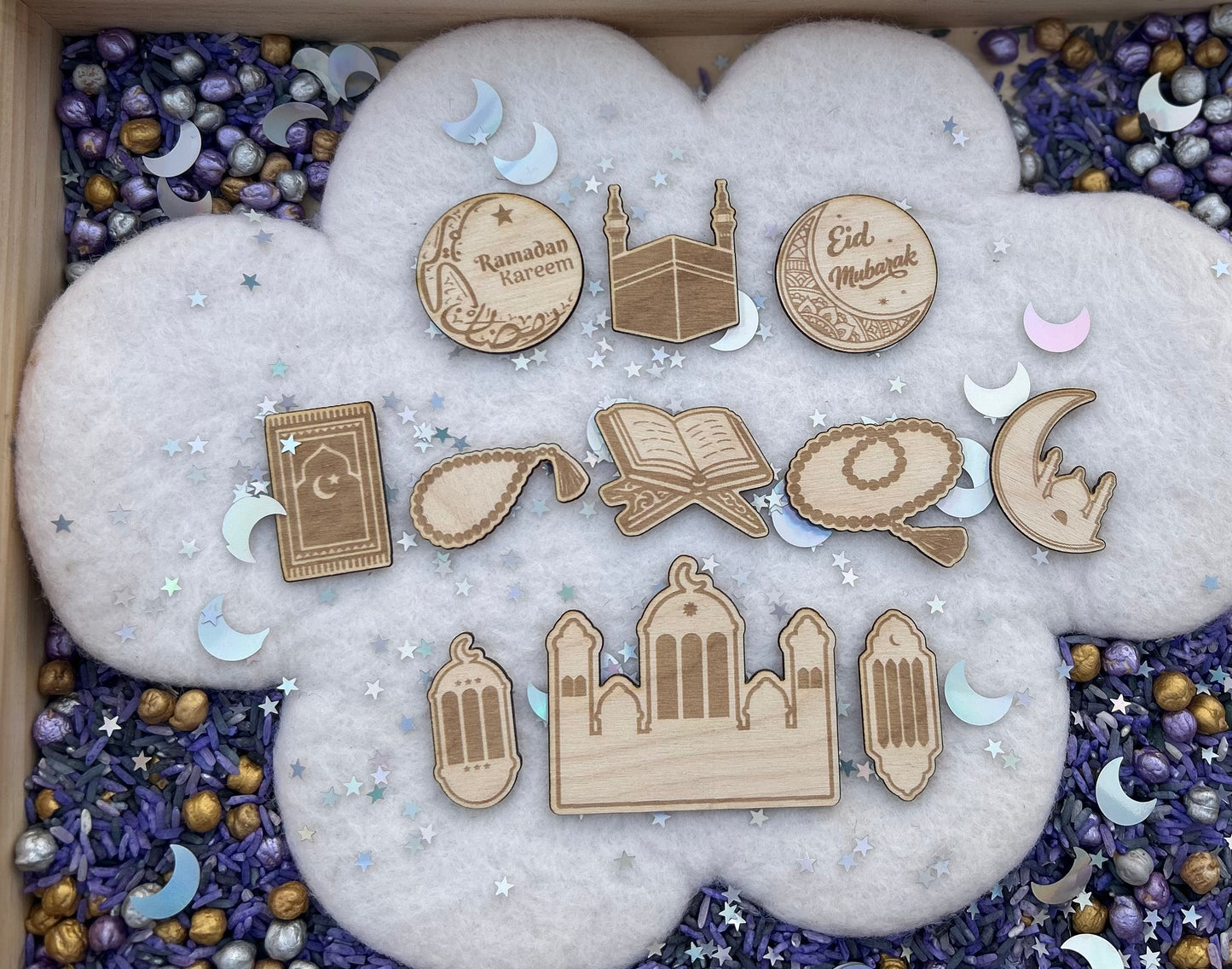 Ramadan / Eid Celebrations Wood Loose parts