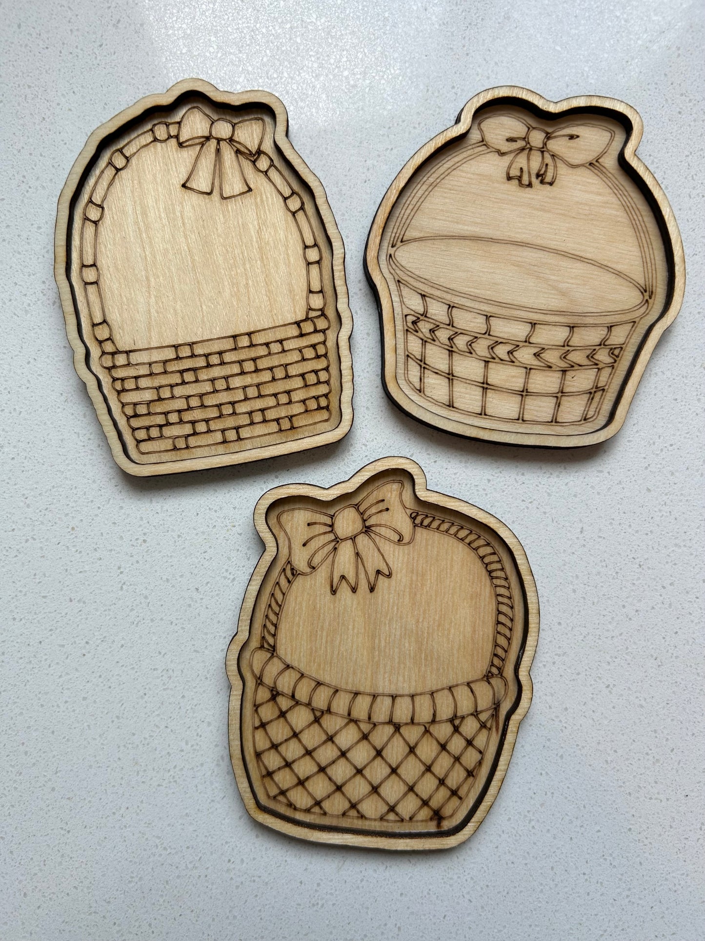 Easter Basket Sensory Play Trays