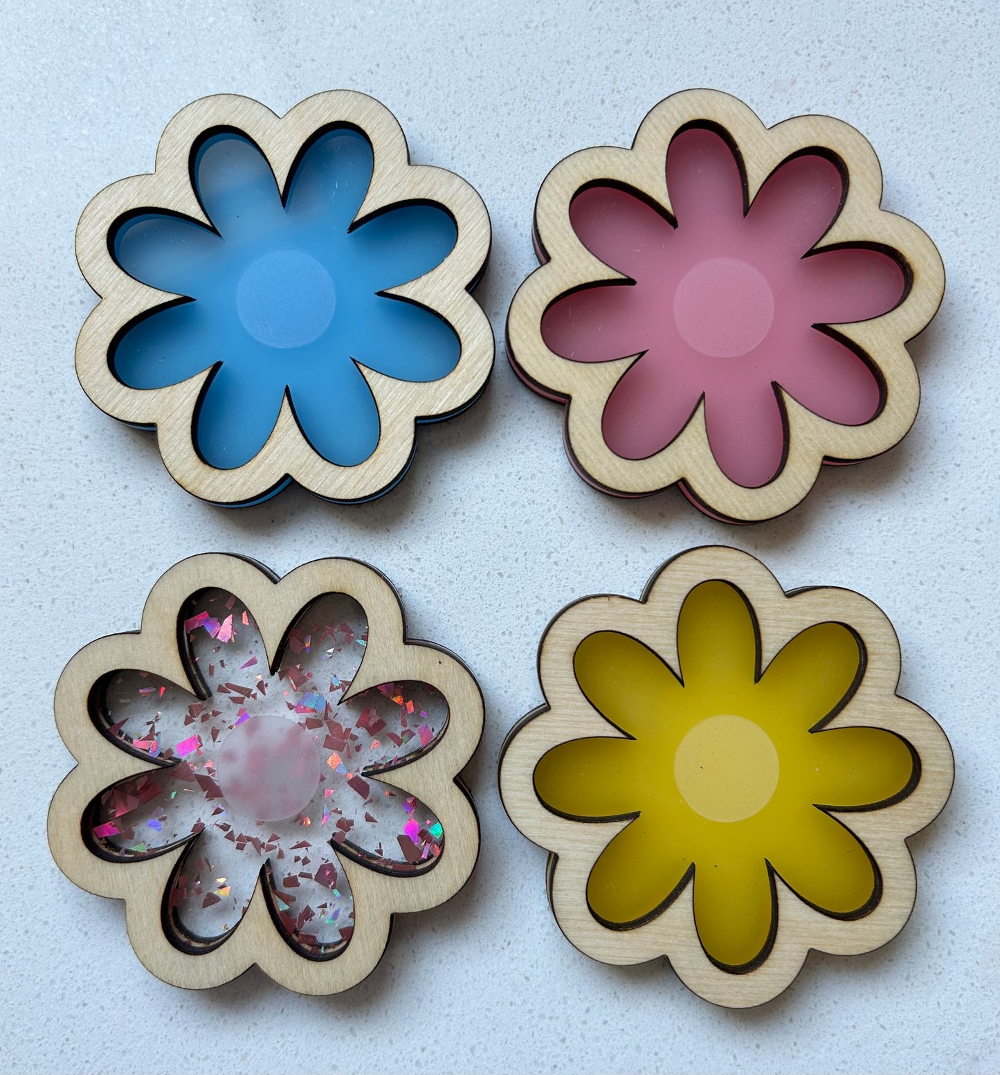 Flower power light discs