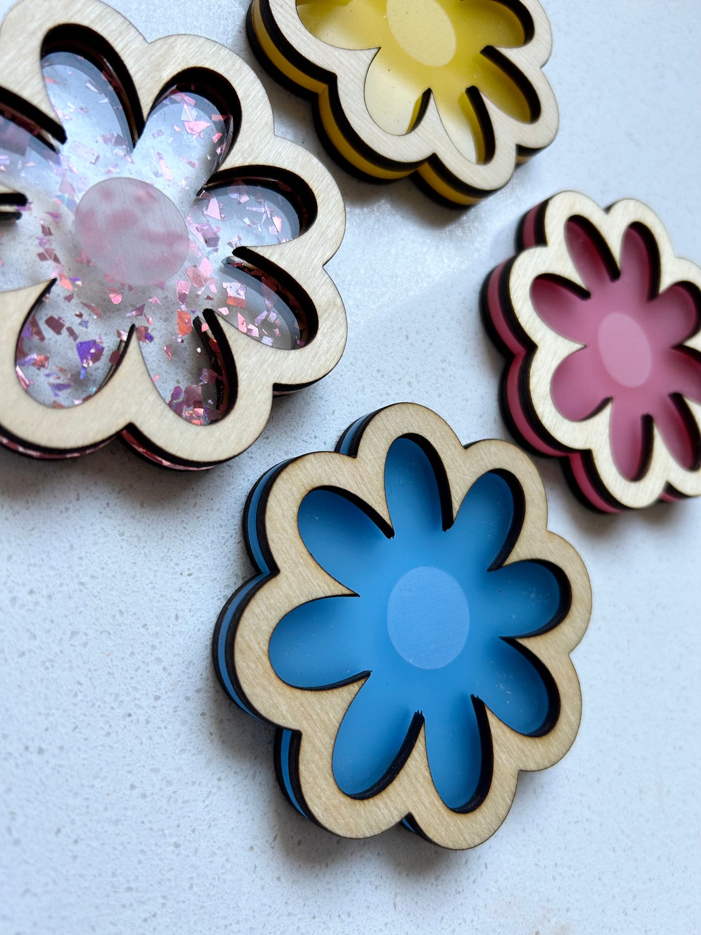 Flower power light discs