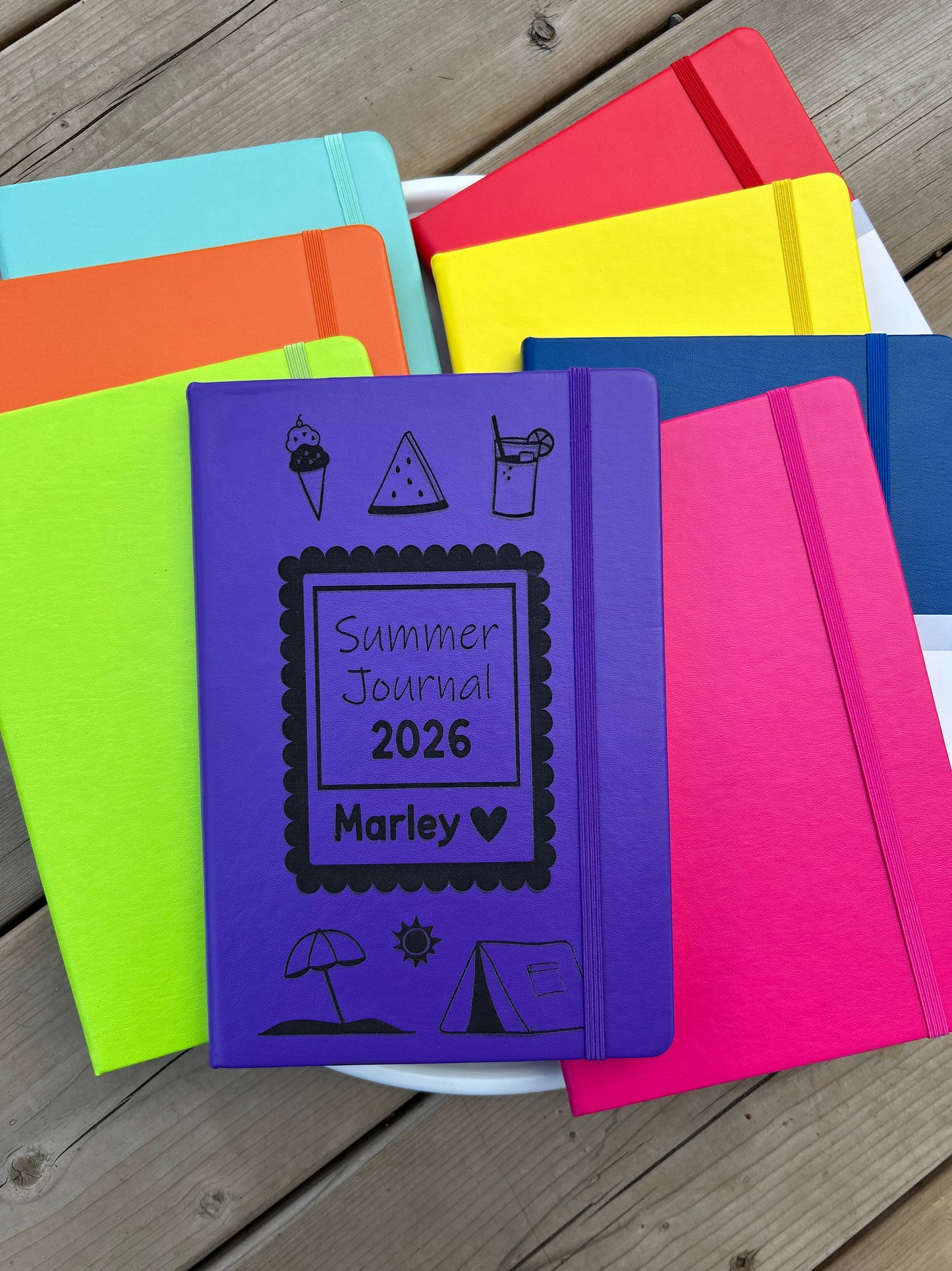 Kids Personalized Summer Journal