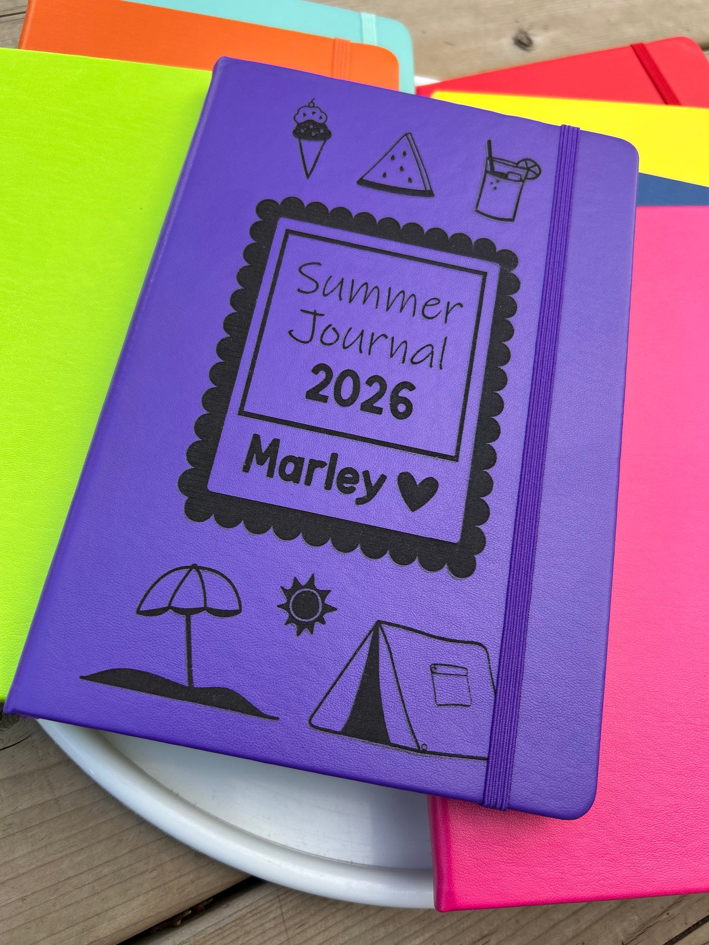 Kids Personalized Summer Journal