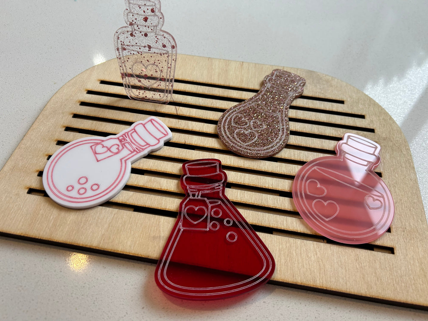 Assorted Love Potion Acrylic Pieces