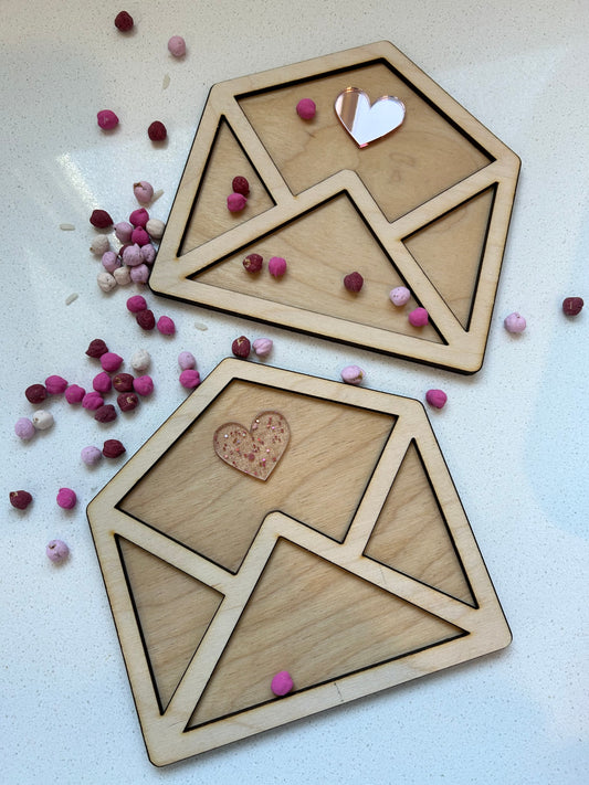 Valentine Envelope play tray