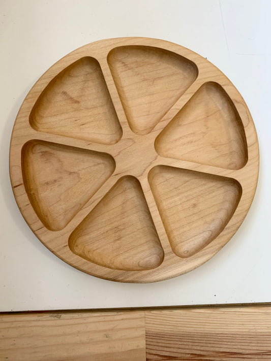 Colour Wheel Hardwood Sorting Tray